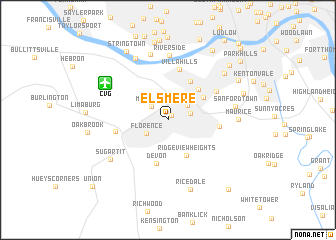 map of Elsmere