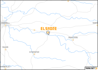 map of Elsmore