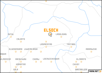 map of El Soch