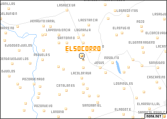 map of El Socorro