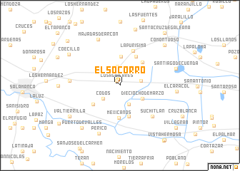map of El Socorro