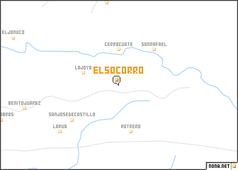 map of El Socorro