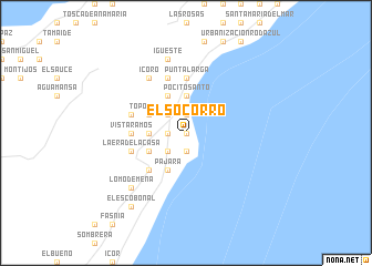 map of El Socorro