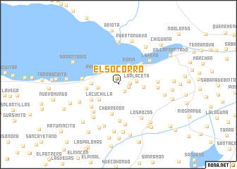 map of El Socorro