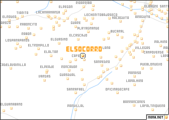 map of El Socorro