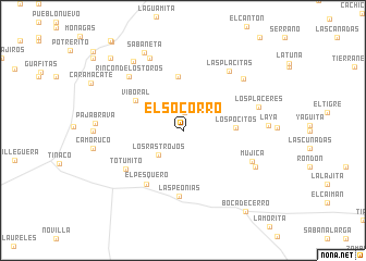 map of El Socorro