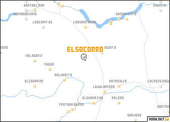 map of El Socorro