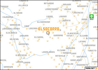 map of El Socorro