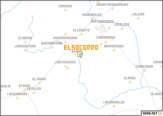 map of El Socorro