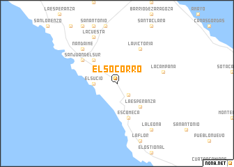 map of El Socorro