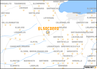 map of El Socorro