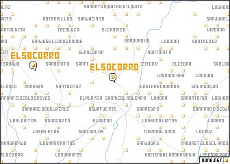 map of El Socorro