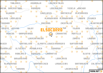 map of El Socorro