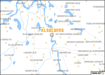 map of El Socorro