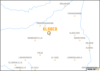 map of El Soco