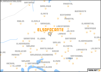 map of El Sofocante