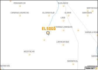 map of El Sogo