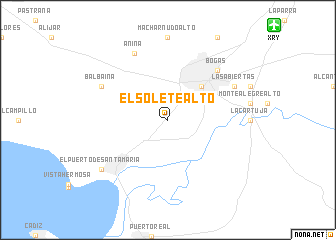 map of El Solete Alto