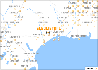 map of El Solistral