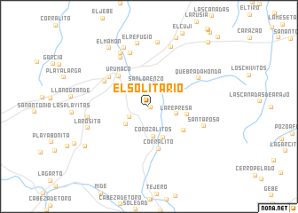 map of El Solitario