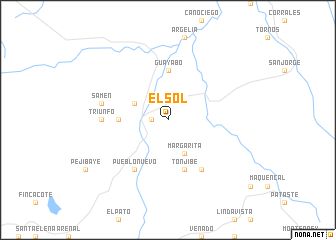 map of El Sol