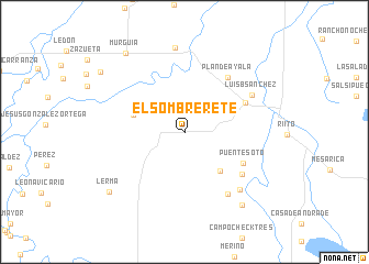 map of El Sombrerete