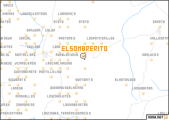 map of El Sombrerito