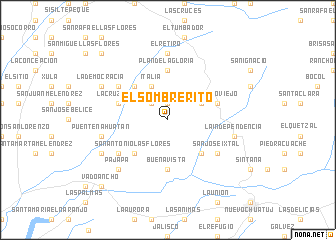 map of El Sombrerito