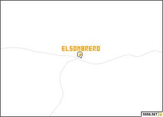 map of El Sombrero