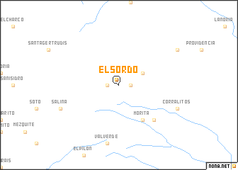 map of El Sordo