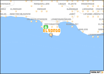 map of El Sordo