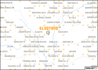 map of El Sótano