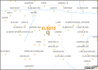 map of El Soto