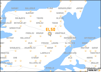 map of Elsø