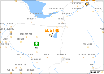 map of Elstad