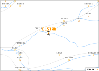 map of Elstad