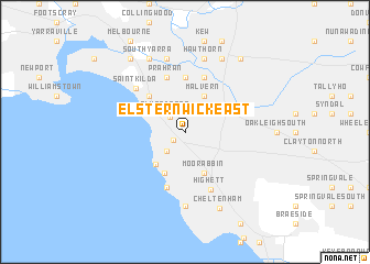 map of Elsternwick East