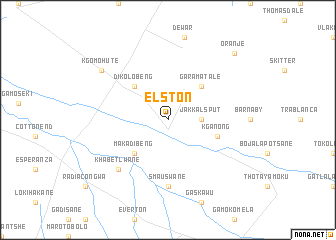 map of Elston