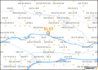 map of Elst