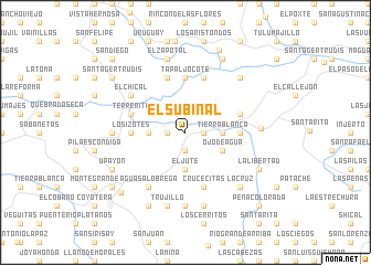 map of El Subinal