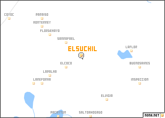 map of El Súchil