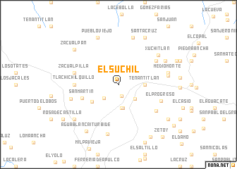map of El Súchil