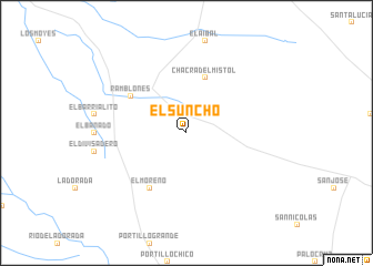 map of El Suncho