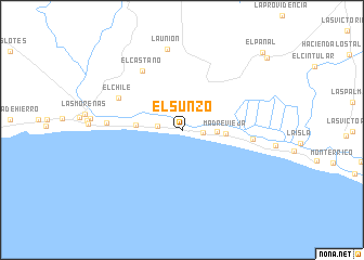 map of El Sunzo