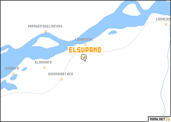 map of El Supamo