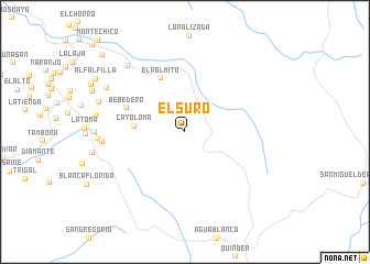 map of El Suro