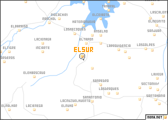 map of El Sur