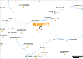 map of El Suspiro