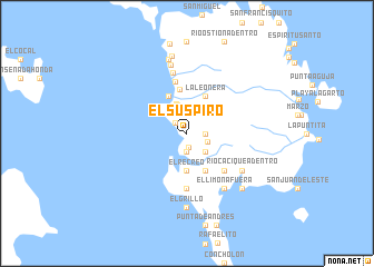 map of El Suspiro