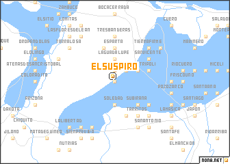 map of El Suspiro